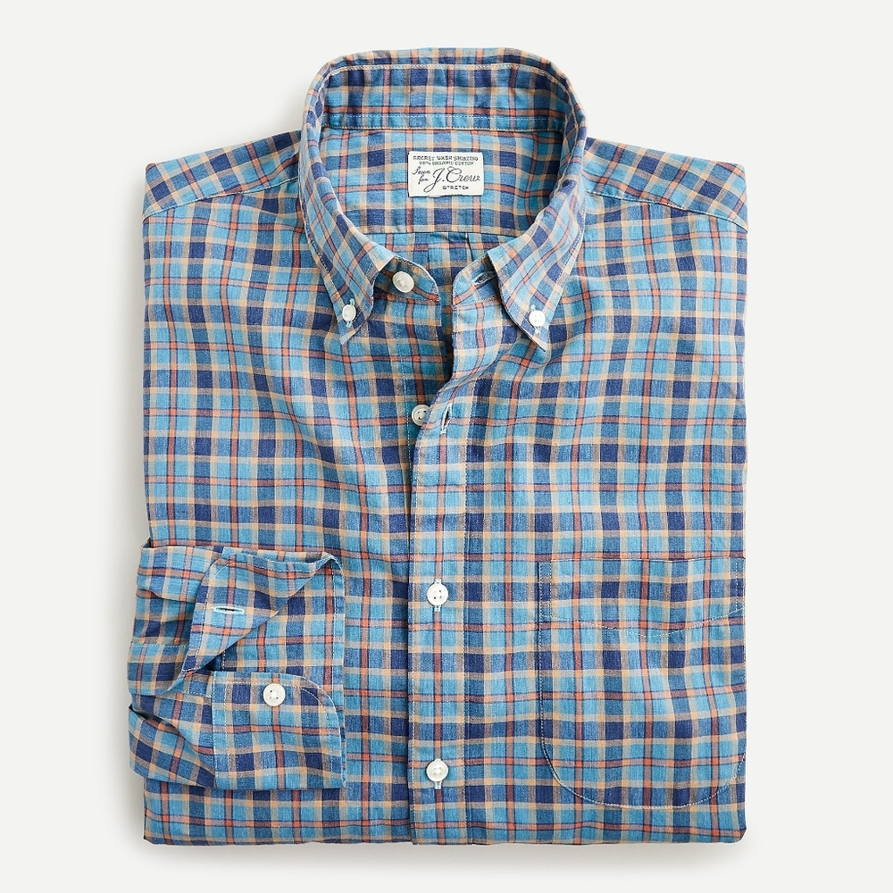 New! J Crew sz Small S Men's Slim Cotton Poplin Button-down Shirt NWT